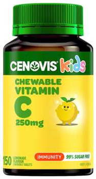 Cenovis Kids Chewable Vitamin C 250mg Lemonade Flavour | 150 Tablets | Buy for 0 | |