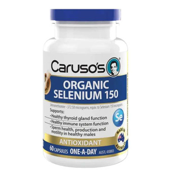 Caruso’s Organic Selenium150 | 60 Capsules | Buy for 22.95 | |