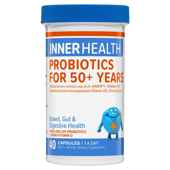 Inner Health Probiotics for 50+ Years | 40 Capsules | Buy for 39.95 | |