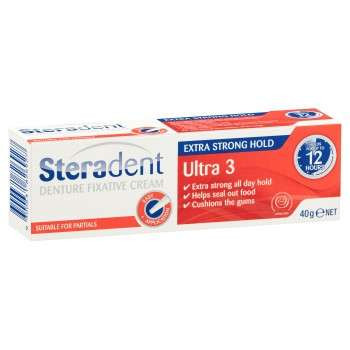 Steradent Ultra 3 Fixative Cream 40g | Buy for 8.49 | |