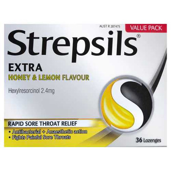 Strepsils Extra Honey and Lemon Lozenges | 36 Pack | Buy for 15.95 | |