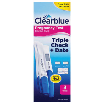 Clearblue Pregnacy Test Triple Check | 3 pack | Buy for 22.95 | |