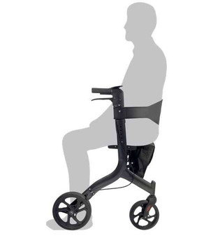 DARK GREY BARIATRIC SIDE FOLDING SEAT WALKER | Buy for 335 | |