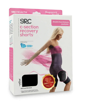 SRC C-Section Recovery Shorts | Black ( SRC Health ) from SuperPharmacyPlus