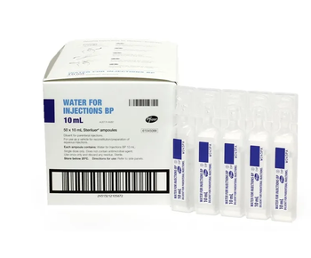 LumaCina Water For Injections 50 x 10ml