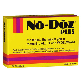 No Doz Plus 24 Tablets Key Pharmaceuticals SuperPharmacyPlus