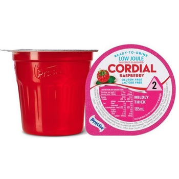 Precise Ready to drink Low Joule Raspberry Cordial Mildly Thick/Level 2 | CTN12