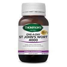 Thompsons One-a-day St Johns Wort 4000mg 60 Tablets Integria Healthcare SuperPharmacyPlus