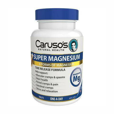 Carusos Natural Health Ultra Max Magnesium Complex Tab 60 Tablets Carusos SuperPharmacyPlus