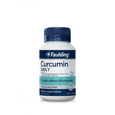 Faulding Curcumin Daily 60 Tablets   SuperPharmacyPlus