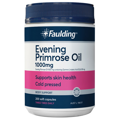 Faulding Remedies Evening Primrose Oil 1000mg - 200 Capsules