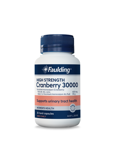 Faulding Remedies High Strength Cranberry 30,000mg 30 Capsules  by  available at SuperPharmacy Plus