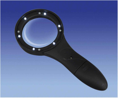 Aidapt Deluxe Comfort Grip Magnifier with 6 LED Lights Aidapt SuperPharmacyPlus
