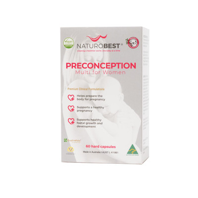 Naturobest Preconception Multi For Women 60 Capsules  by  available at SuperPharmacy Plus