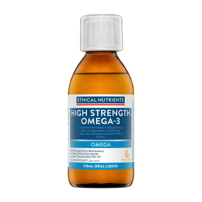 Ethical Nutrients Hi-Strength Liquid Fish Oil 170ml Fruit Punch Flavour Ethical Nutrients SuperPharmacyPlus