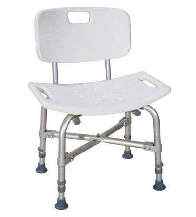 Bath Stool Bariatric with Detachable Back Sunrise Medical SuperPharmacyPlus