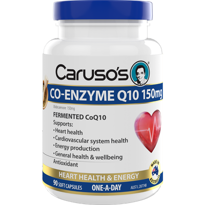 Caruso's Co-Enzyme Q10 150mg | 90 Capsules