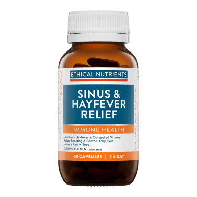 Ethical Nutrients Immuzorb Sinus and Hayfever Relief 60 Capsules SuperPharmacyPlus