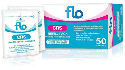 Flo CRS Refill Pack 50 Sachets Ent Technologies SuperPharmacyPlus