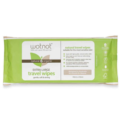 Wotnot Biodegradable Travel Wipes Refill 20 wotnot SuperPharmacyPlus
