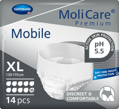 Molicare Premium Mobile 10 Drop XL | 14 Pack