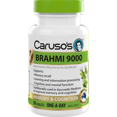 Caruso's Brahmi 9000 | 50 Tablets