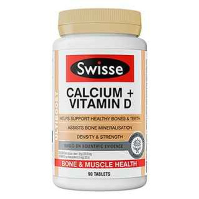 Swisse Ultiboost Calcium Vitamin D 90 Tablets Swisse SuperPharmacyPlus