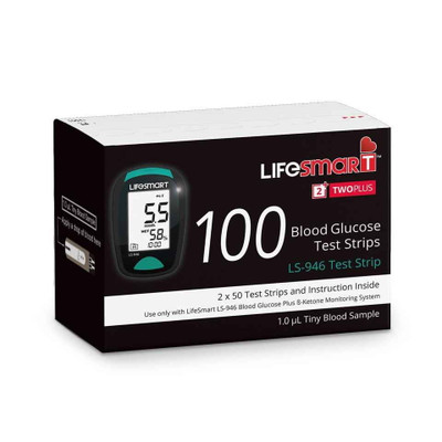 LifeSmart 2TwoPlus Blood Glucose 100 Test Strips Genesis Biotech Pty Ltd SuperPharmacyPlus