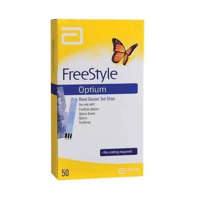 Abbott Optium Glucose Strips x 100  by  available at SuperPharmacy Plus