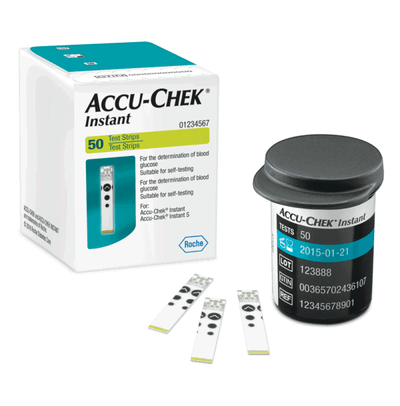 Accu-Chek Instant S Blood Glucose 50 Test Strips Roche SuperPharmacyPlus