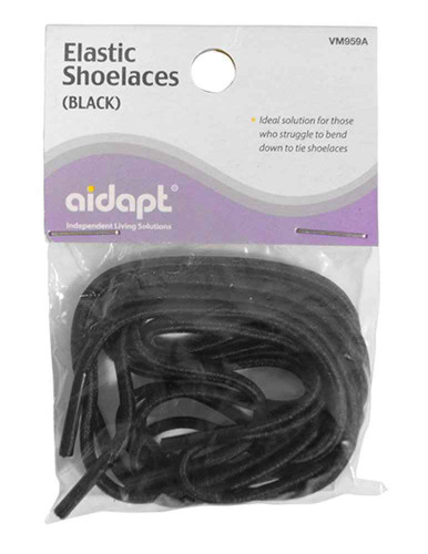 Aidapt Elastic Shoelaces Black Aidapt SuperPharmacyPlus