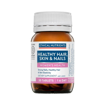 Ethical Nutrients Healthy Hair, Skin and Nails 30 Tablets Ethical Nutrients SuperPharmacyPlus