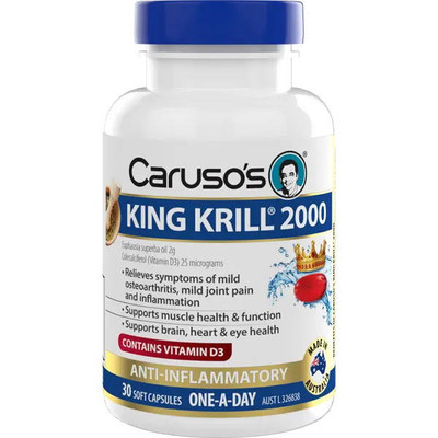 Caruso's King Krill 2000mg | 30 Capsules