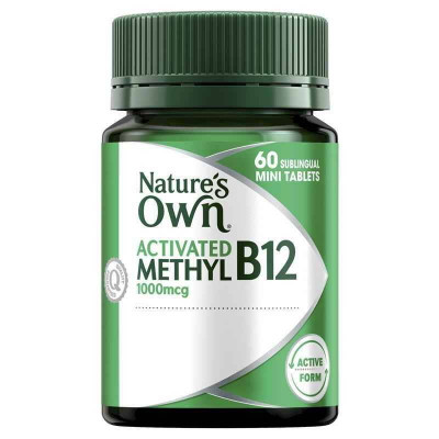Natures Own Activated Methyl B12 60 Tablets Natures Own SuperPharmacyPlus