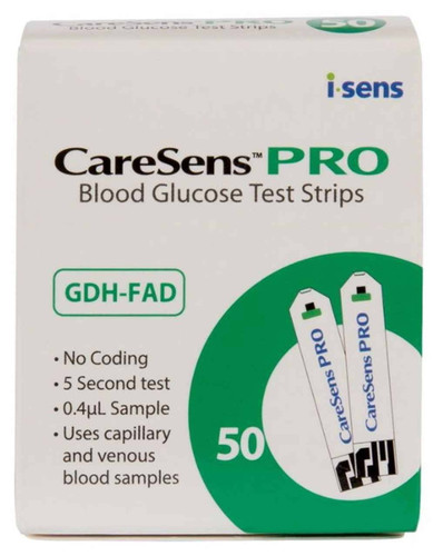 CareSens PRO Test Strips 50pk x2 100 strips total CareSens SuperPharmacyPlus