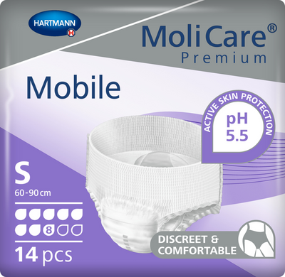 Molicare Premium Mobile 8 Drop Small | 14 Pack
