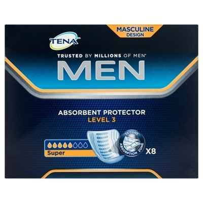 Tena Men Absorbent Protector Pad Level 3 x 8 Tena SuperPharmacyPlus