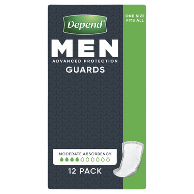 Depend Guards for Men 12 Pack