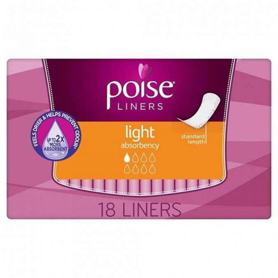 Poise Light Liners 18 Pack Poise SuperPharmacyPlus