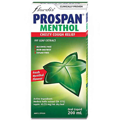 Prospan Menthol Chesty Cough Relief 200ml Flordis SuperPharmacyPlus