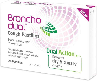 Bronchodual 20 Cough Pastilles Perrigo Australia SuperPharmacyPlus