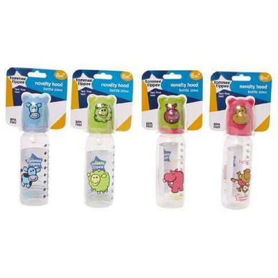 Tommee Tippee Novelty Hood Bottle 250ml Assorted Designs and Colours Tommee Tippee SuperPharmacyPlus