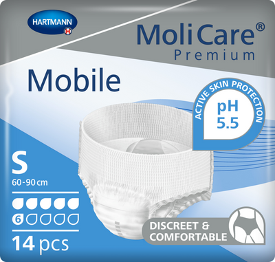 Molicare Premium Mobile 6 Drop Small | 14 Pack