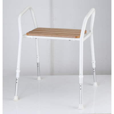 SHOWER STOOL S45-T HD TIMBER LOOK MaxMobility SuperPharmacyPlus