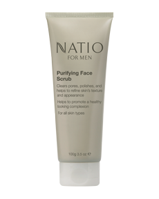 Natio Mens Purifying Face Scrub 100g Natio SuperPharmacyPlus