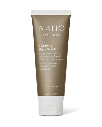 Natio For Men's Purifying Face Scrub