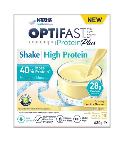 Optifast VLCD ProteinPlus Shakes Vanilla 63g 10 Nestle Health Science SuperPharmacyPlus