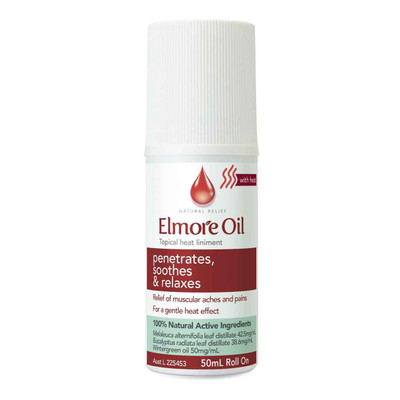 Elmore Oil Heat 50ml Roll On Elmore Oil SuperPharmacyPlus