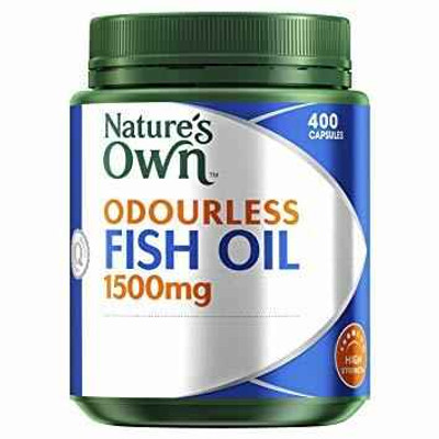 Natures Own Odourless Fish Oil 1500mg 400 Capsules Natures Own SuperPharmacyPlus