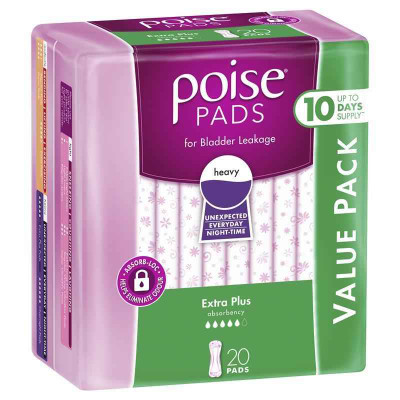 Poise Extra Plus 20 Pads Poise SuperPharmacyPlus